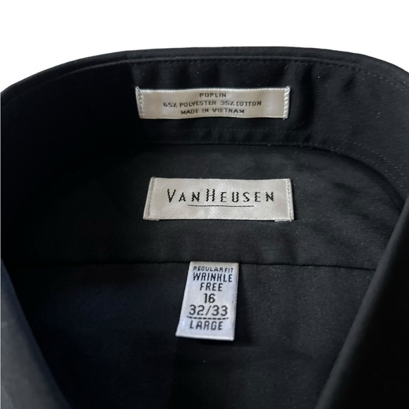 Van Heusen Poplin Dress Shirt Wrinkle Free NWT - Picture 2 of 4